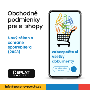 Vzor: kompletný balík dokumentov pre e-shopy (všeobecné obchodné podmienky 2023 + GDPR na web)