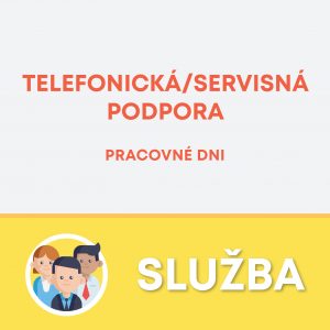 Telefonická/servisná podpora pri kontrolách a reklamáciách - pracovné dni (platí do konca roka 2023)